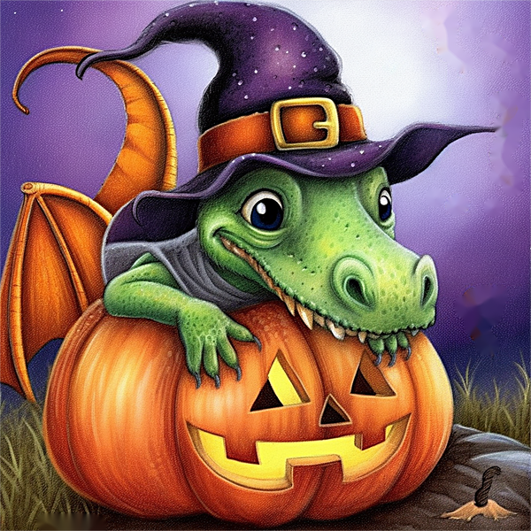 Halloween Diy Kits Peintures Par Numéros MJ2437