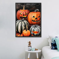 Halloween Diy Kits Acrylique Peintures Par Numéros Pour Adulte Enfant MJ2450