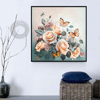 Fleur Diy Kits Peintures Par Numéros MJ2469