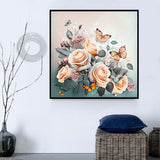 Fleur Diy Kits Peintures Par Numéros MJ2469