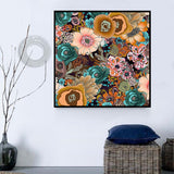 Fleur Diy Kits Peintures Par Numéros MJ2479