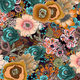 Fleur Diy Kits Peintures Par Numéros MJ2479