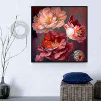 Fleur Diy Kits Peintures Par Numéros MJ2484