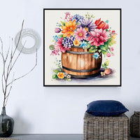 Fleur Diy Kits Peintures Par Numéros MJ2487