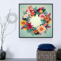 Fleur Diy Kits Peintures Par Numéros MJ2490