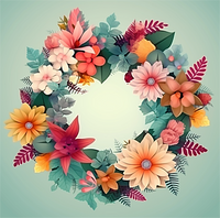 Fleur Diy Kits Peintures Par Numéros MJ2490