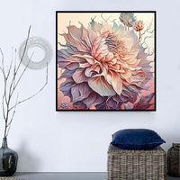 Fleur Diy Kits Peintures Par Numéros MJ2493