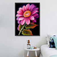 Fleur Diy Kits Acrylique Peintures Par Numéros Pour Adulte Enfant MJ2518