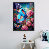 Papillon Diy Kits Acrylique Peintures Par Numéros Pour Adulte Enfant MJ2794