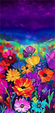 Fleur Diy Kits Acrylique Peintures Par Numéros Pour Adulte Enfant MJ2799