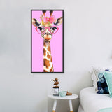 Girafe Diy Kits Acrylique Peintures Par Numéros Pour Adulte Enfant MJ2908