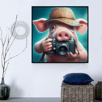 Cochon Diy Kits Acrylique Peintures Par Numéros Pour Adulte Enfant MJ2917
