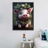 Cochon Diy Kits Acrylique Peintures Par Numéros Pour Adulte Enfant MJ2927