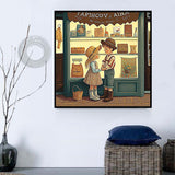 Amour Diy Kits Acrylique Peintures Par Numéros Pour Adulte Enfant MJ2953