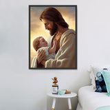 Christianisme Diy Kits Acrylique Peintures Par Numéros Pour Adulte Enfant MJ3010
