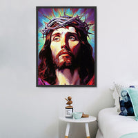 Christianisme Diy Kits Acrylique Peintures Par Numéros Pour Adulte Enfant MJ3015