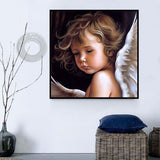 Ange Diy Kits Acrylique Peinture Par Numéro Pour Adulte Enfant MJ3236