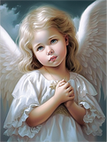 Ange Diy Kits Acrylique Peinture Par Numéro Pour Adulte Enfant MJ3252