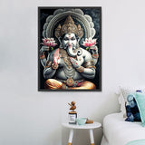 Hindouisme Diy Kits Acrylique Peintures Par Numéros Pour Adulte Enfant MJ3313
