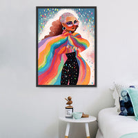 Dessin Animé Diy Kits Acrylique Peintures Par Numéros Pour Adulte Enfant MJ7051