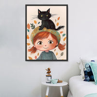 Dessin Animé Diy Kits Acrylique Peintures Par Numéros Pour Adulte Enfant MJ7061