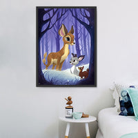Dessin Animé Diy Kits Acrylique Peintures Par Numéros Pour Adulte Enfant MJ7070