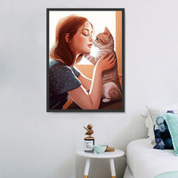 Dessin Animé Diy Kits Acrylique Peintures Par Numéros Pour Adulte Enfant MJ7072
