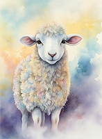 Mouton Diy Kits Acrylique Peintures Par Numéros Pour Adulte Enfant MJ8058