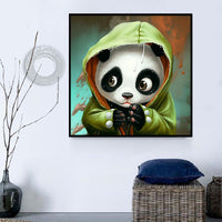 Panda Diy Kits Acrylique Peintures Par Numéros Pour Adulte Enfant MJ8065