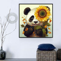 Panda Diy Kits Acrylique Peintures Par Numéros Pour Adulte Enfant MJ8066