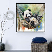 Panda Diy Kits Acrylique Peintures Par Numéros Pour Adulte Enfant MJ8069