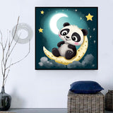 Panda Diy Kits Acrylique Peintures Par Numéros Pour Adulte Enfant MJ8070
