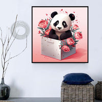 Panda Diy Kits Acrylique Peintures Par Numéros Pour Adulte Enfant MJ8072