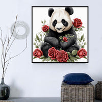 Panda Diy Kits Acrylique Peintures Par Numéros Pour Adulte Enfant MJ8074