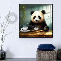 Panda Diy Kits Acrylique Peintures Par Numéros Pour Adulte Enfant MJ8075