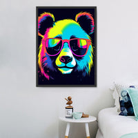 Panda Diy Kits Acrylique Peintures Par Numéros Pour Adulte Enfant MJ8076