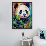 Panda Diy Kits Acrylique Peintures Par Numéros Pour Adulte Enfant MJ8077