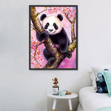 Panda Diy Kits Acrylique Peintures Par Numéros Pour Adulte Enfant MJ8080