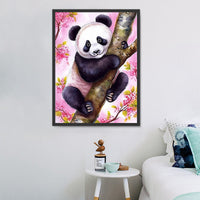 Panda Diy Kits Acrylique Peintures Par Numéros Pour Adulte Enfant MJ8082