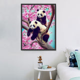 Panda Diy Kits Acrylique Peintures Par Numéros Pour Adulte Enfant MJ8084