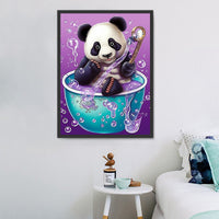 Panda Diy Kits Acrylique Peintures Par Numéros Pour Adulte Enfant MJ8090