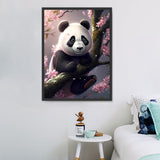 Panda Diy Kits Acrylique Peintures Par Numéros Pour Adulte Enfant MJ8092