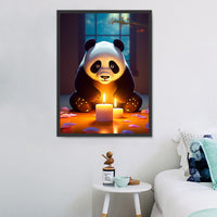 Panda Diy Kits Acrylique Peintures Par Numéros Pour Adulte Enfant MJ8093