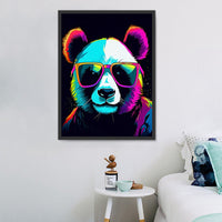 Panda Diy Kits Acrylique Peintures Par Numéros Pour Adulte Enfant MJ8095