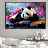 Panda Diy Kits Acrylique Peintures Par Numéros Pour Adulte Enfant MJ8096