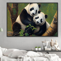 Panda Diy Kits Acrylique Peintures Par Numéros Pour Adulte Enfant MJ8097