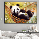 Panda Diy Kits Acrylique Peintures Par Numéros Pour Adulte Enfant MJ8098