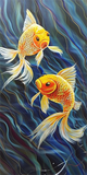 Poisson Diy Kits Acrylique Peintures Par Numéros Pour Adulte Enfant MJ8114