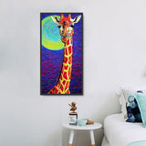 Girafe Diy Kits Acrylique Peintures Par Numéros Pour Adulte Enfant MJ8135