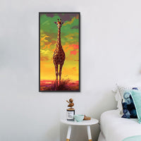 Girafe Diy Kits Acrylique Peintures Par Numéros Pour Adulte Enfant MJ8140